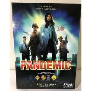 Pandemic Board Game Z-man Games By Matt Leacock Award Winning Game
